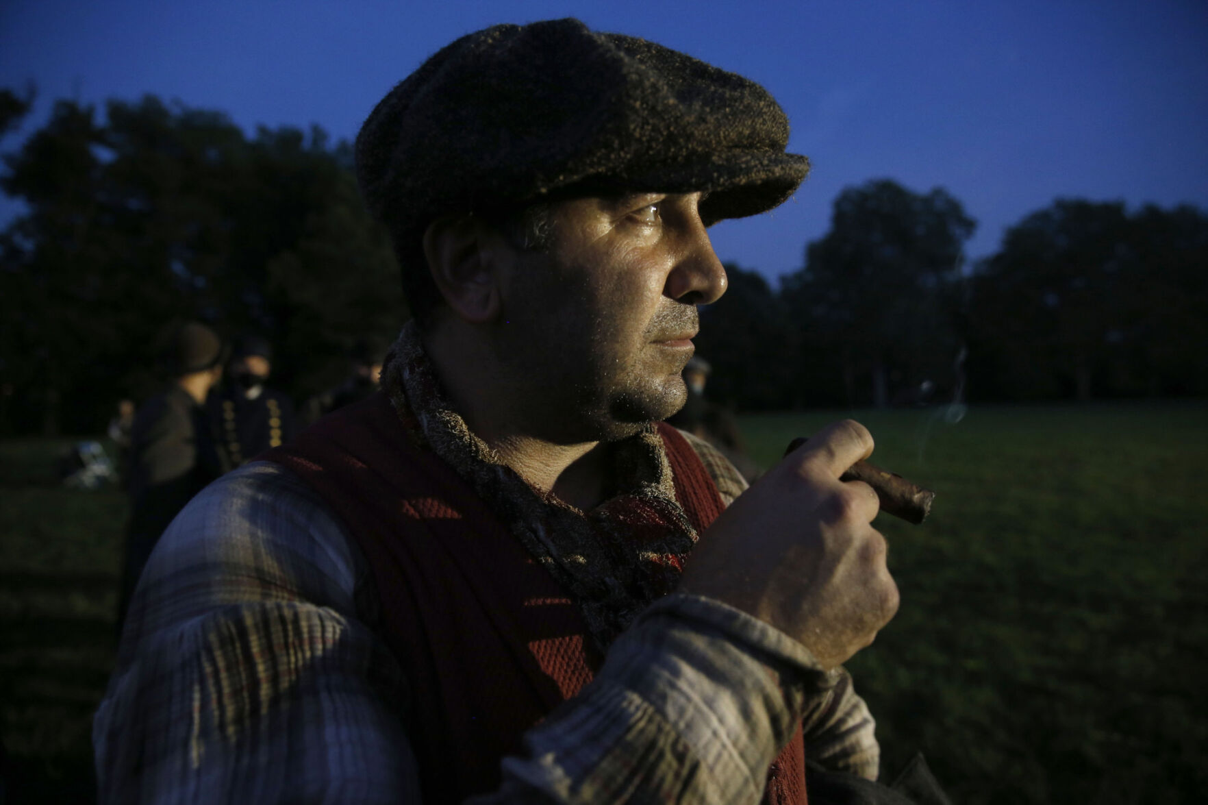 A moonlit cigar